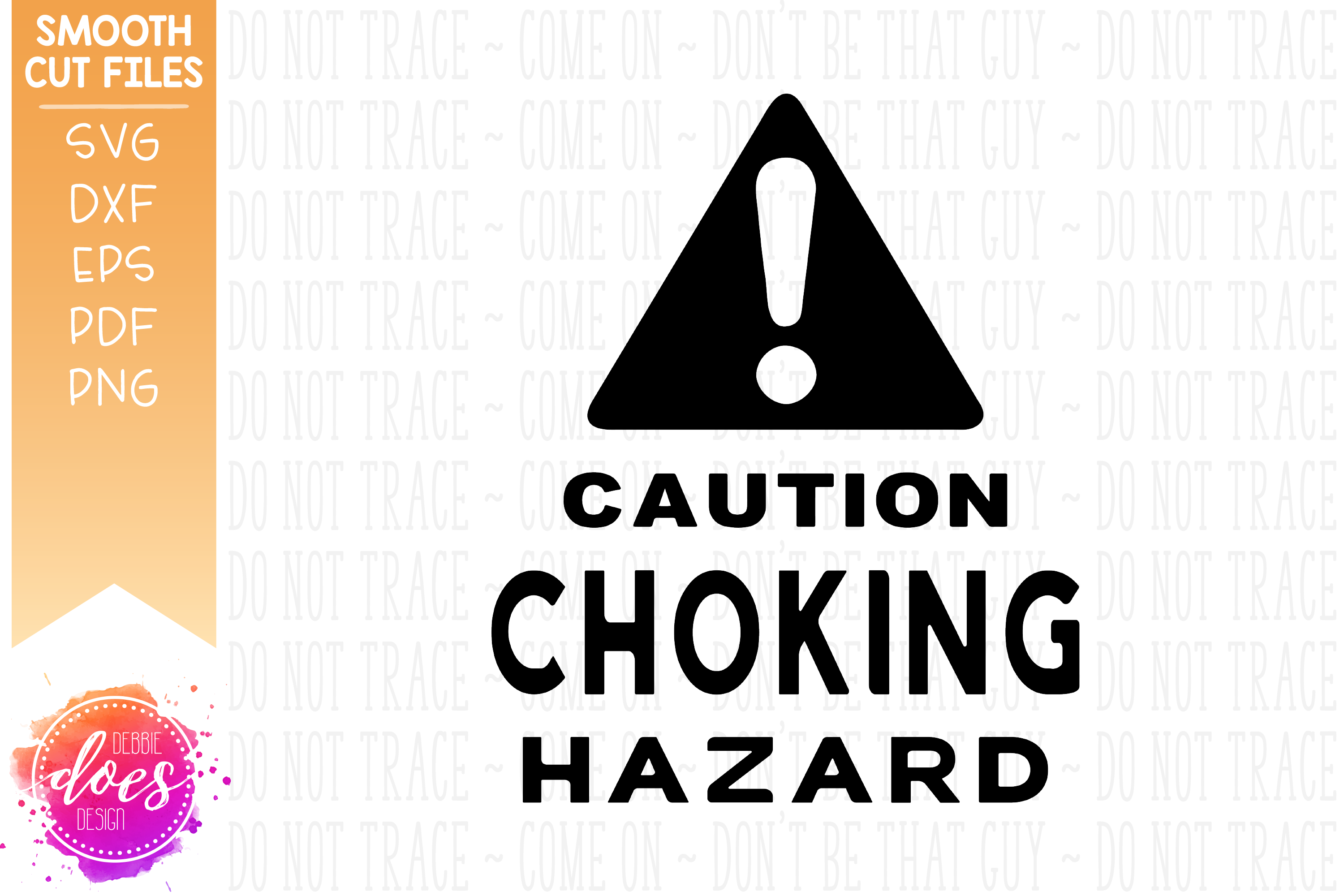 Caution Choking Hazard - Boxers SVG - SVG File– Debbie Does Design
