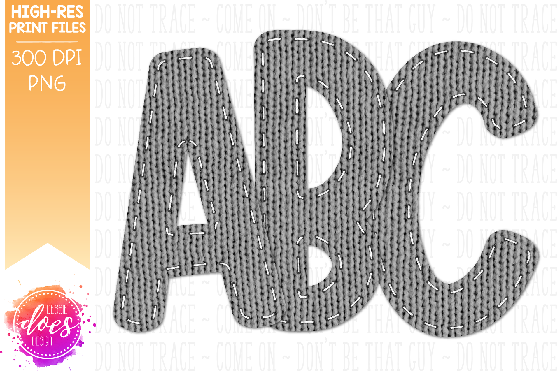 Sweater Patch Letters - Design Elements - Design Elements – Debbie Does ...